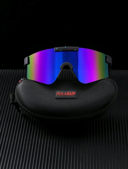 Polarized Purple Rainbow Sunglasses